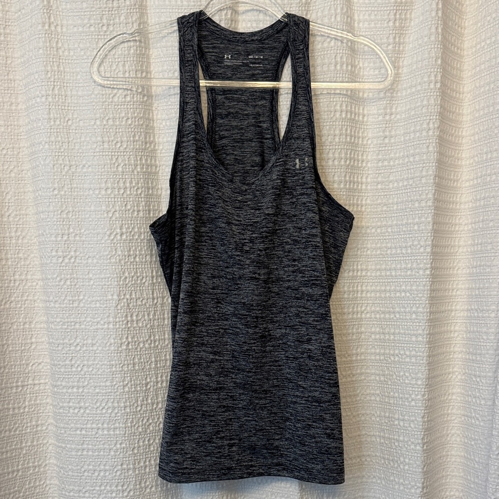 Under Armour Women's Heathered Black Tank Top